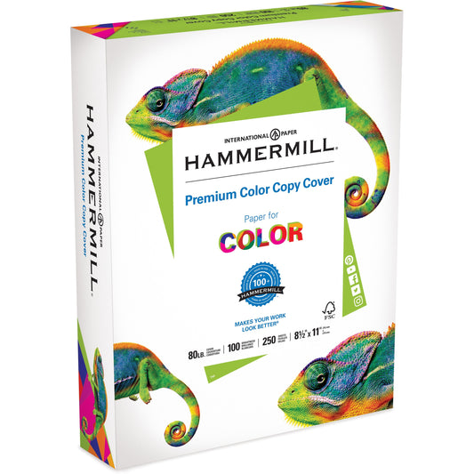 Hammermill Paper for Color 8.5x11 Inkjet, Laser Printable Multipurpose Card Stock - White