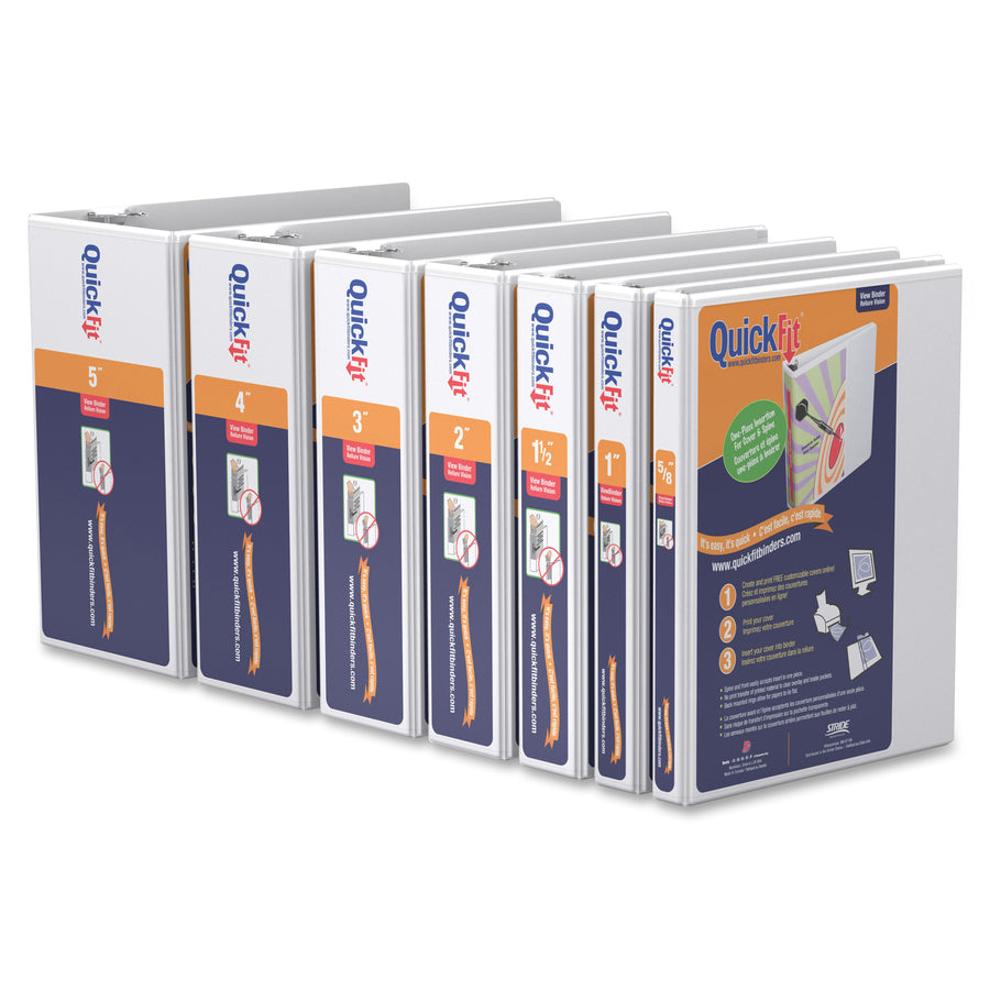 BINDER DELUXE VIEW 4" WHITE