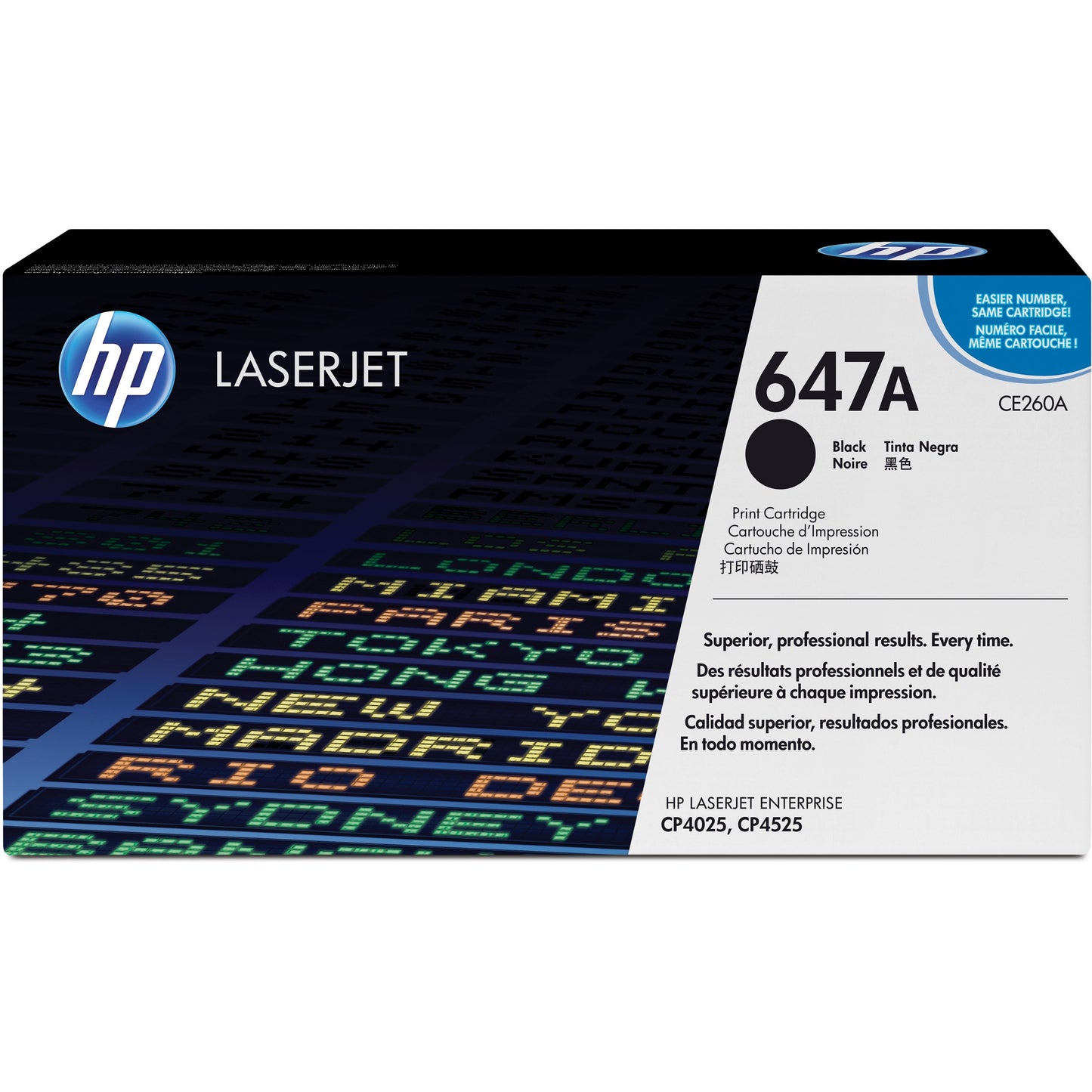 HP 647A (CE260A) Original Toner Cartridge - Single Pack - Black