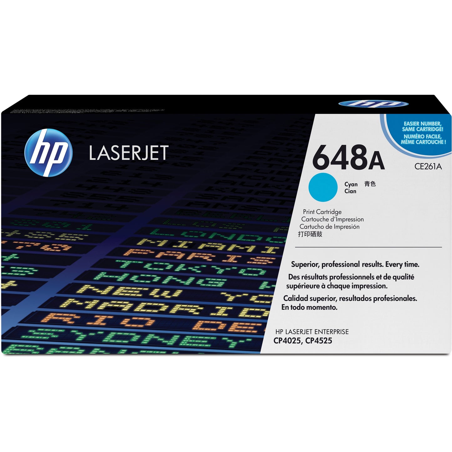 HP 648A (CE261A) Original Toner Cartridge - Single Pack - Cyan