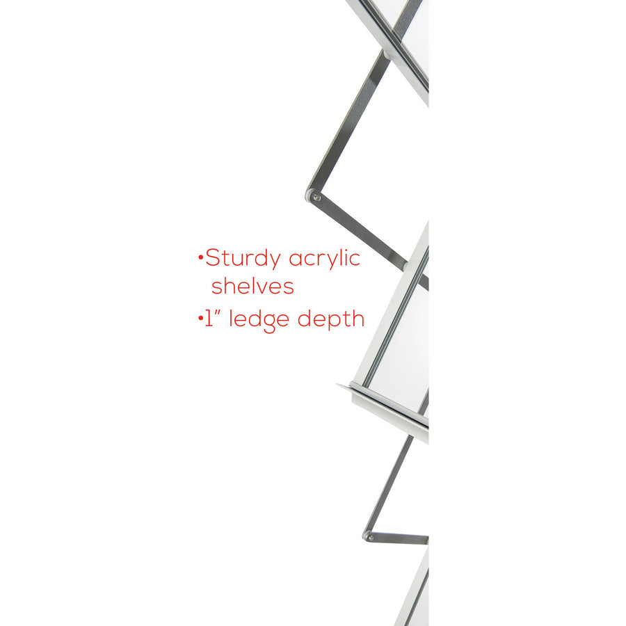 FLOORSTAND,6-SHELF,COLLAPS