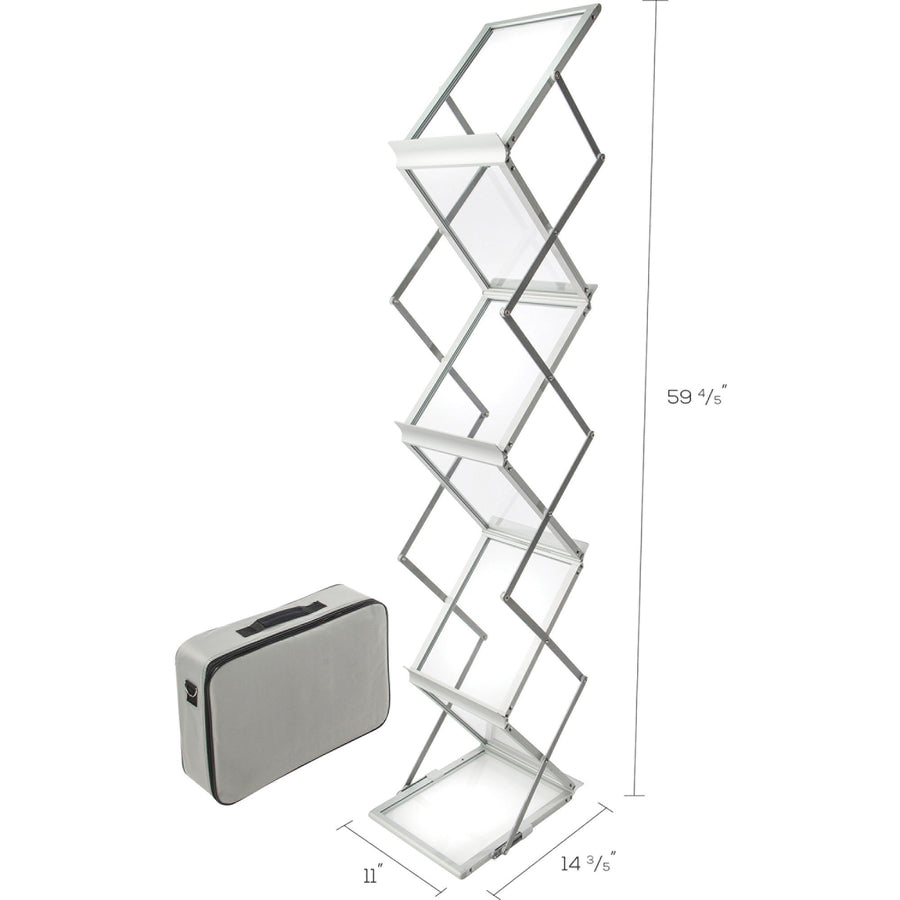 FLOORSTAND,6-SHELF,COLLAPS