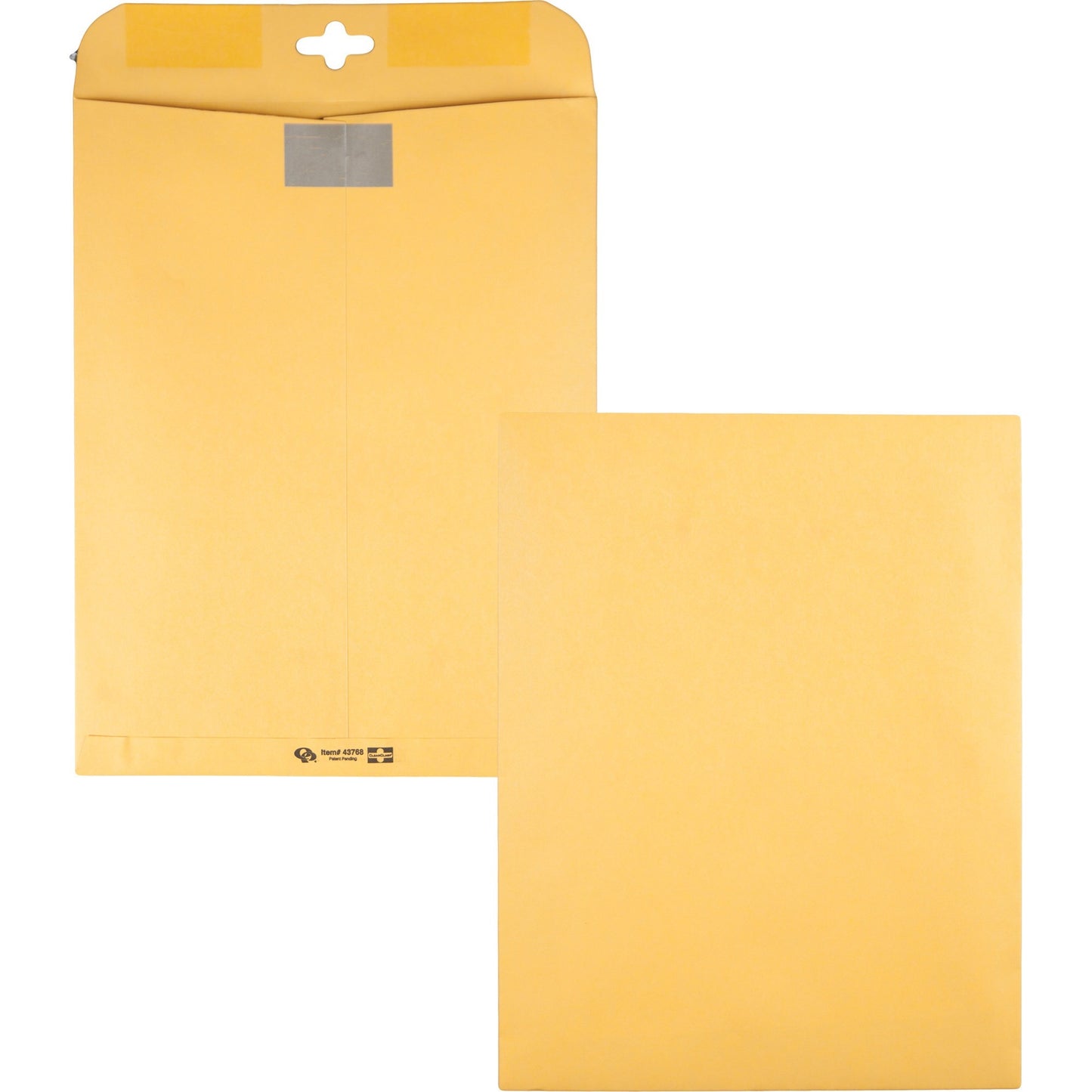 Quality Park Resealable Redi-Tac Clear Clasp Envelope