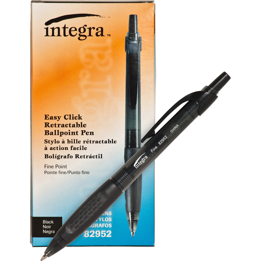 PEN,RETRACTABLE,GRIP,FN,BK