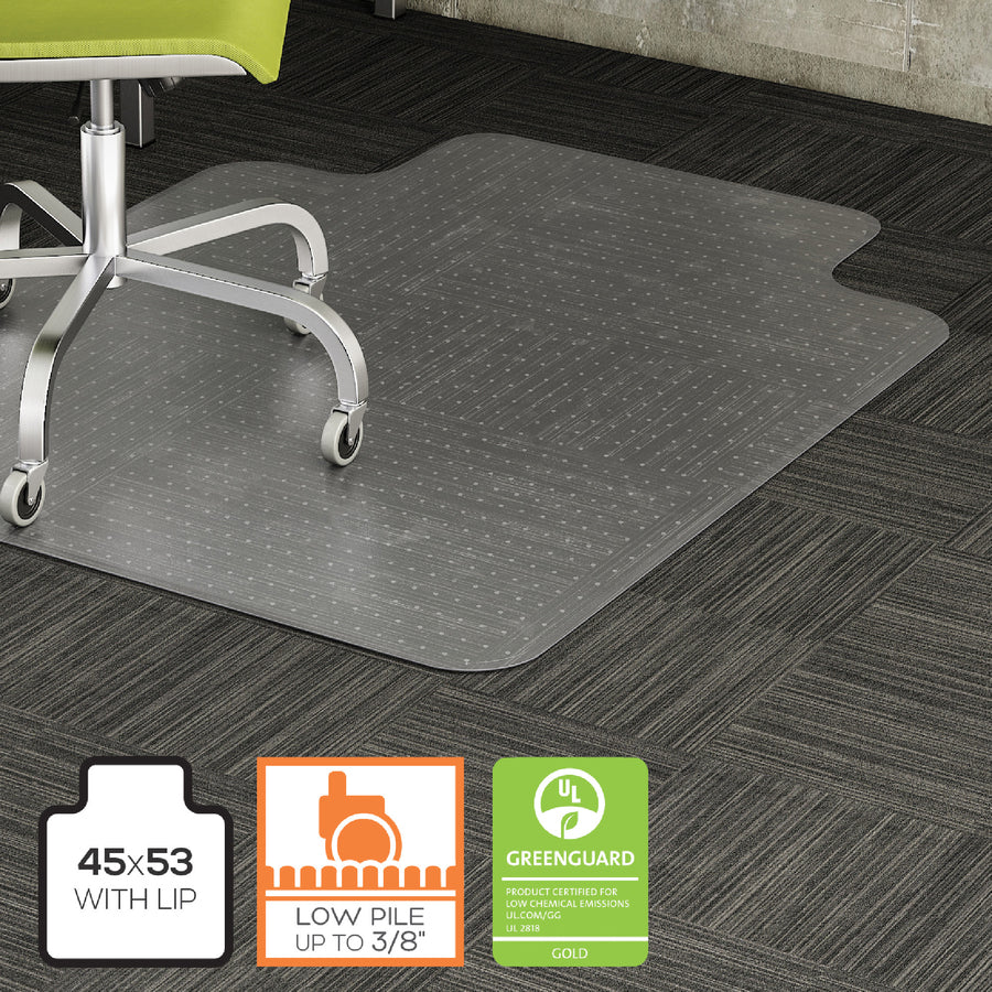 CHAIRMAT,45X53 WD/LIP 25X12