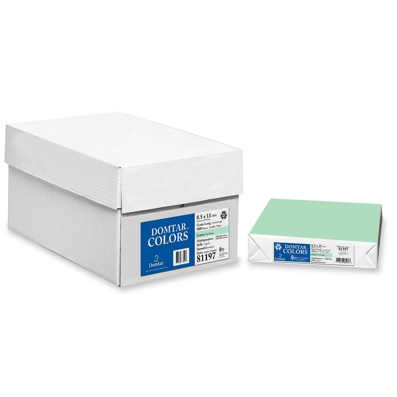 Domtar Inkjet, Laser Copy & Multipurpose Paper - Green - Recycled - 30% Recycled Content
