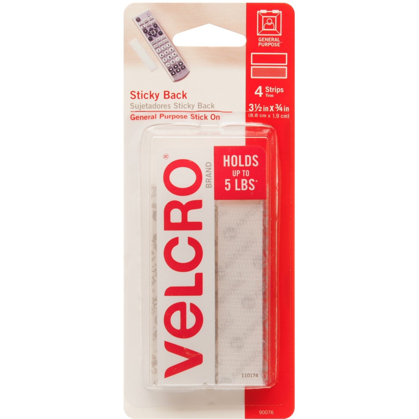 VELCRO® 90076 General Purpose Sticky Back