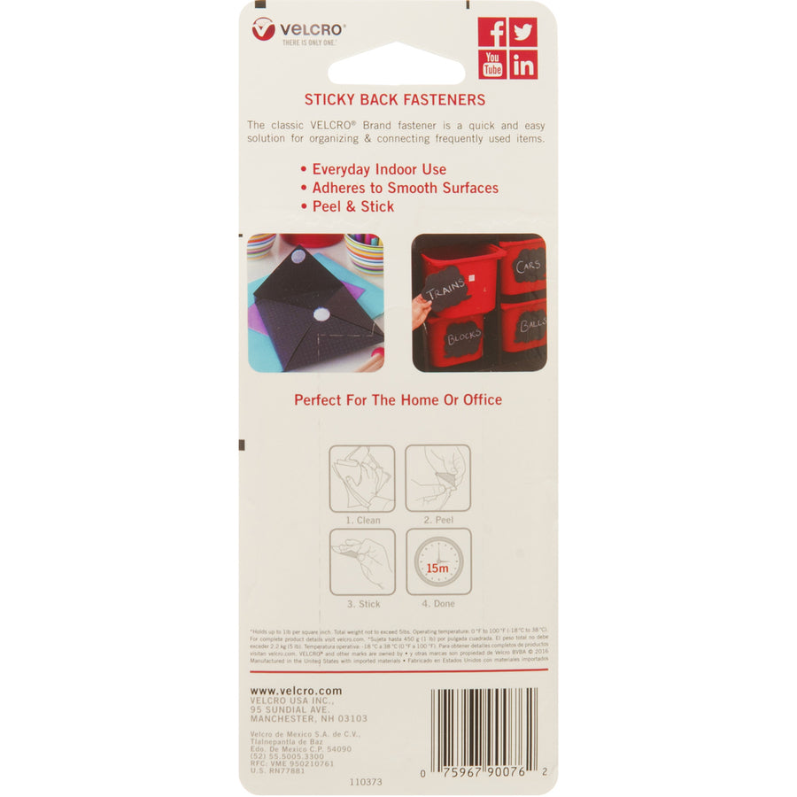 VELSTRIPS 3/4"x3-1/2",4sets/pk