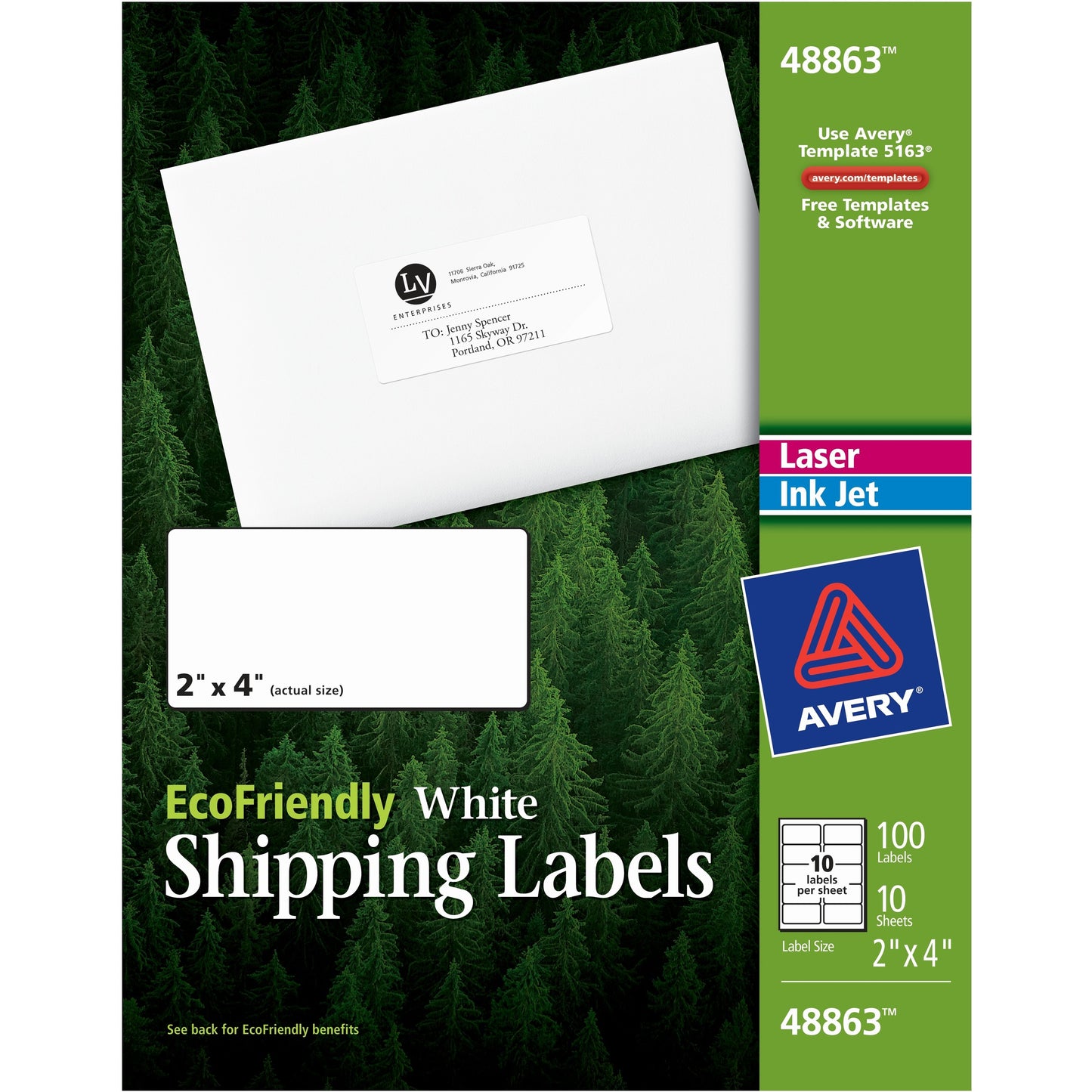 Avery® EcoFriendly Address Labels