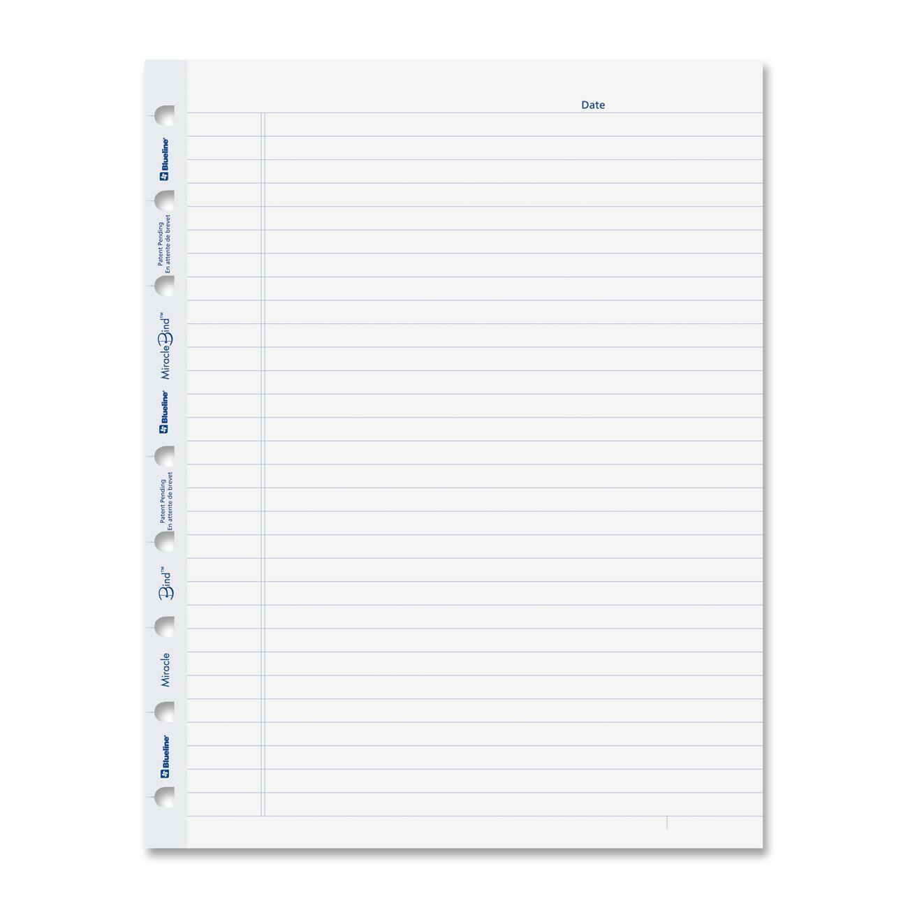 Blueline MiracleBind Notebook Refill Pages