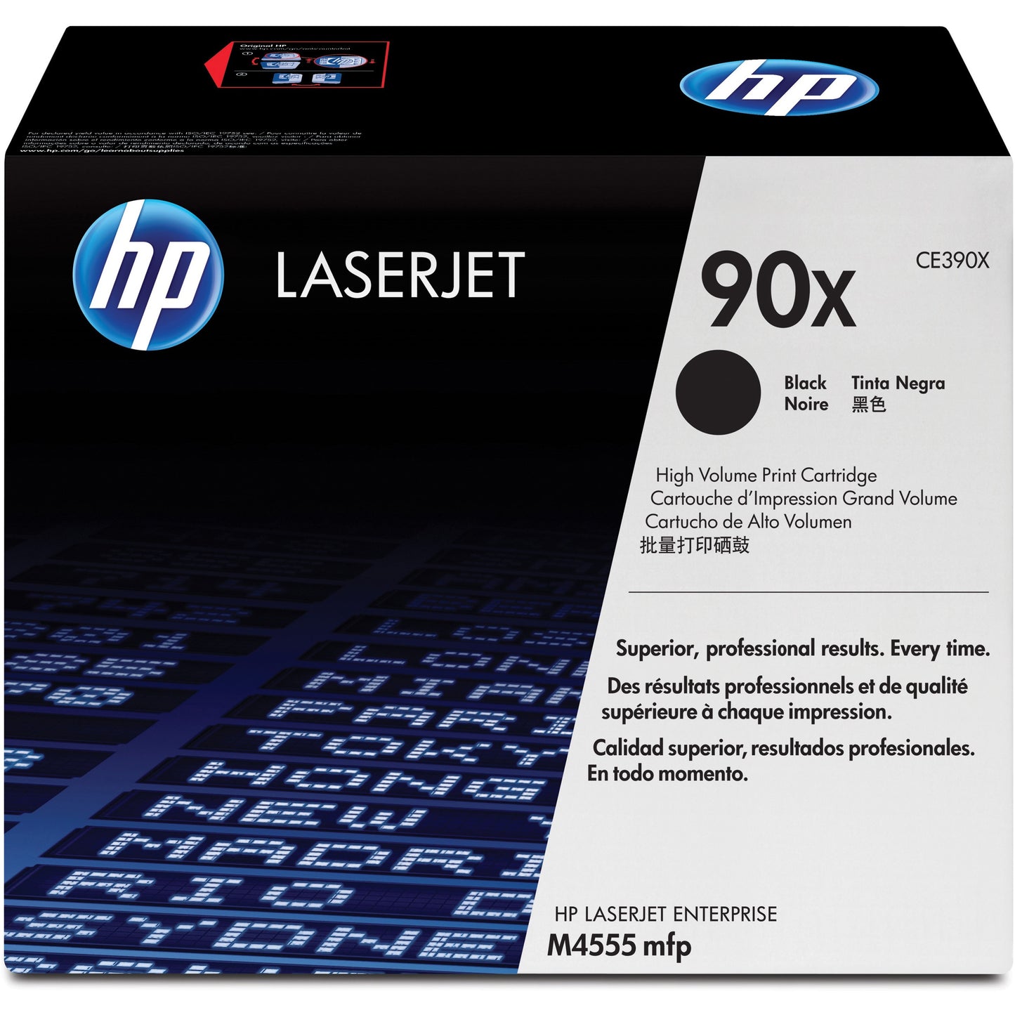 HP 90X (CE390X) Original Toner Cartridge - Single Pack - Black
