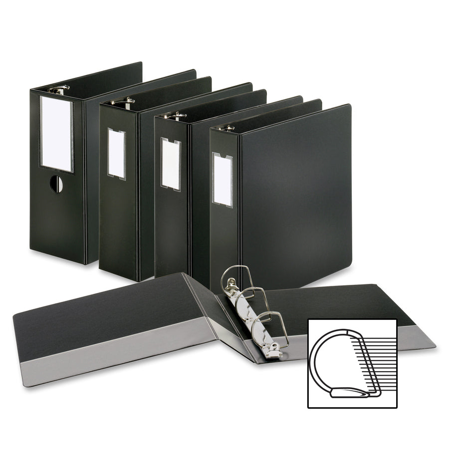 BINDER HVY DUTY D-RING 2",BLK