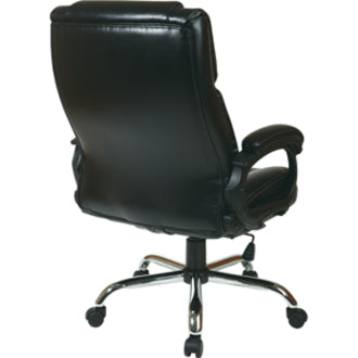 CHAIR OFFICESTAR EXEC LTHR BLK