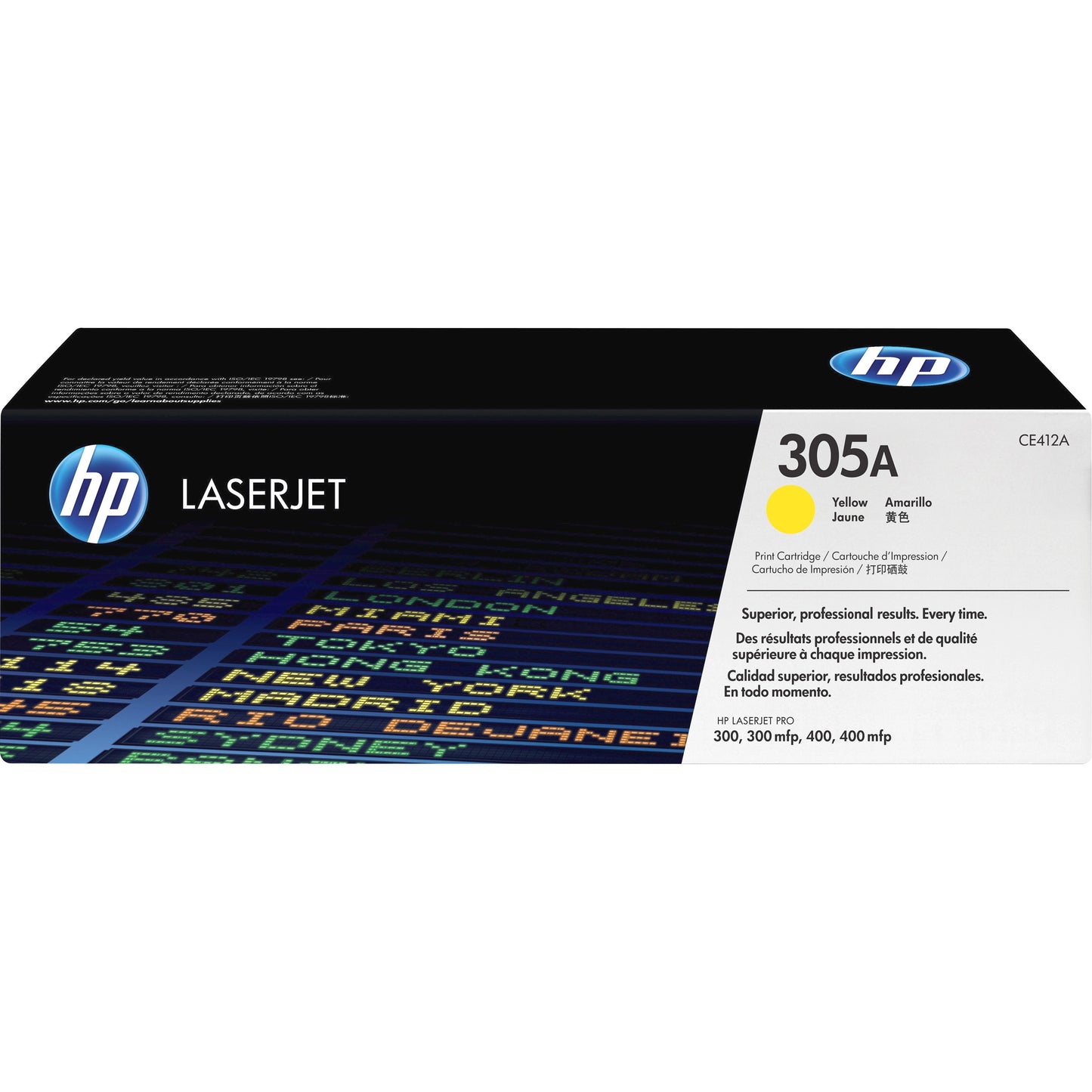 HP 305A (CE412A) Original Toner Cartridge - Single Pack - Yellow