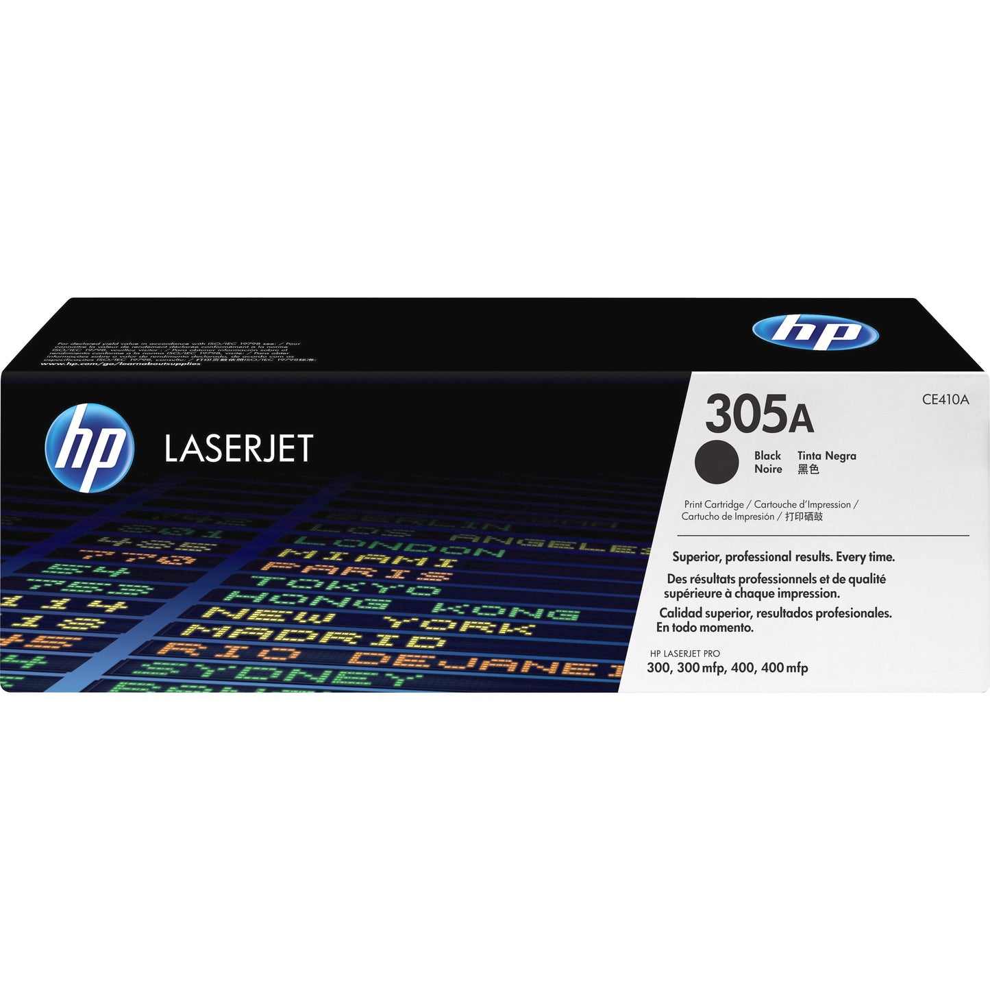 HP 305A (CE410A) Original Toner Cartridge - Single Pack - Black