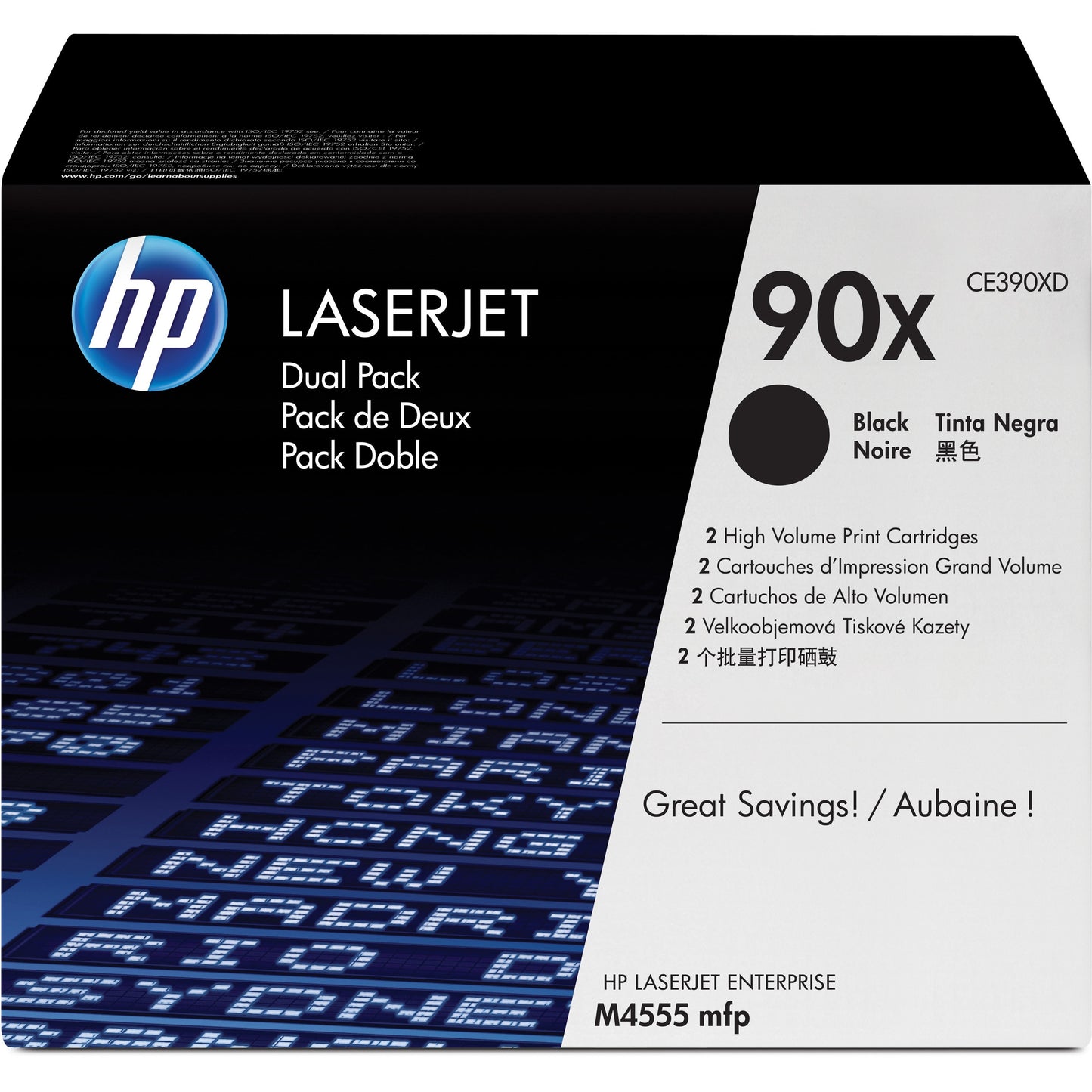 HP 90X (CE390XD) Original Toner Cartridge - Dual Pack - Black