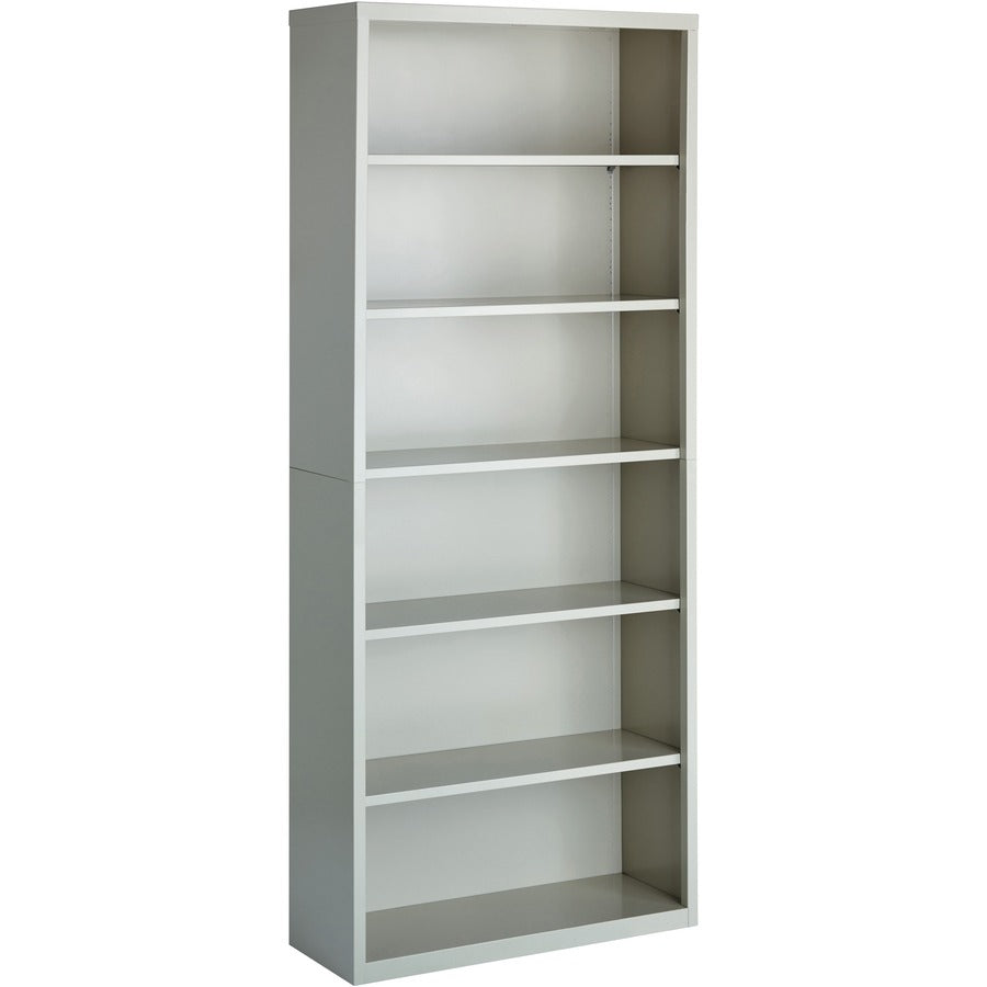 BOOKCASE,6SHLF,82",LT GRY,LLR