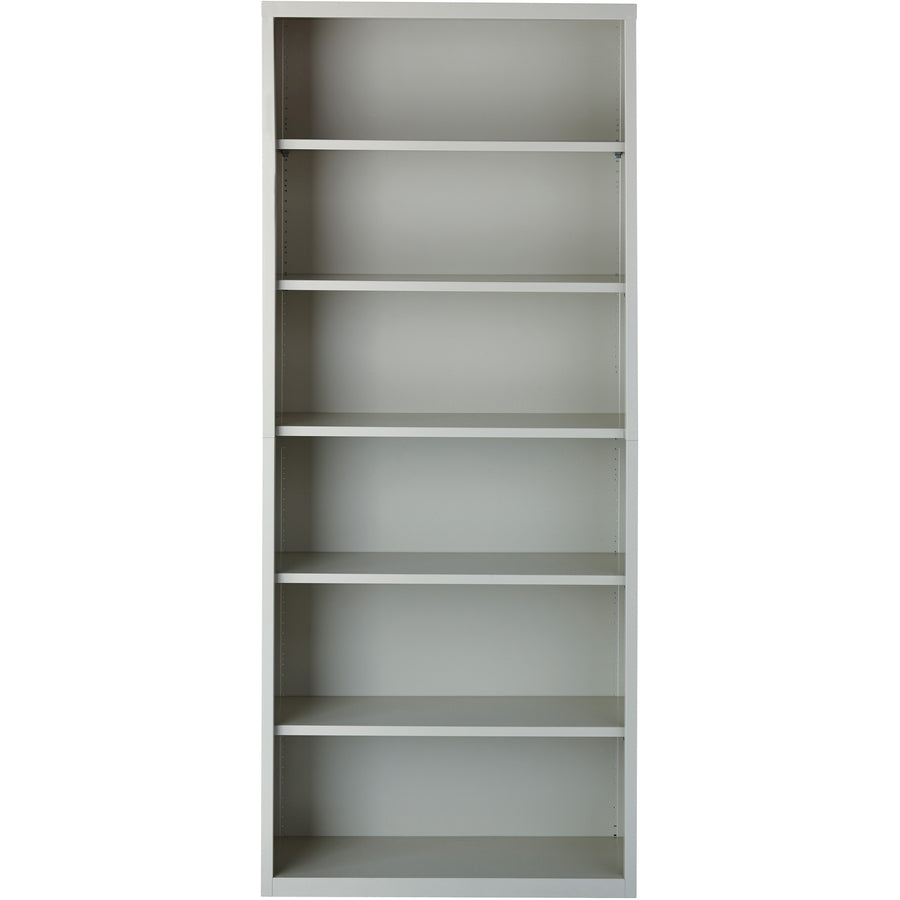 BOOKCASE,6SHLF,82",LT GRY,LLR