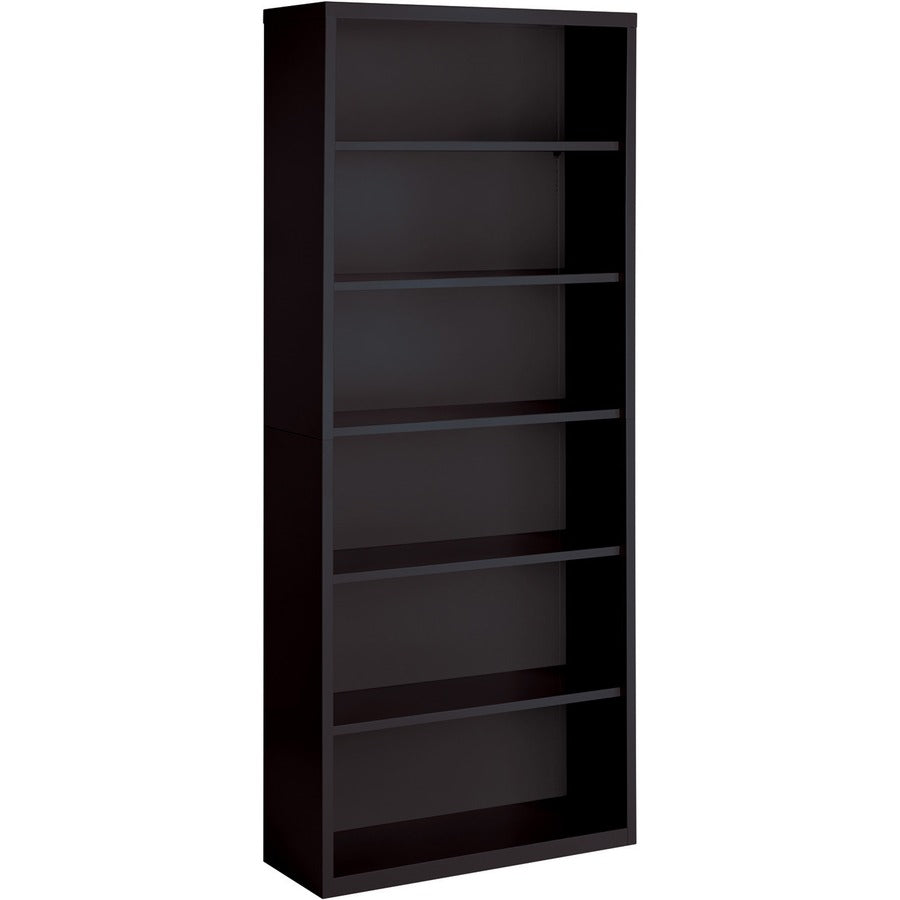 BOOKCASE,6SHLF,82",BLK LORELL