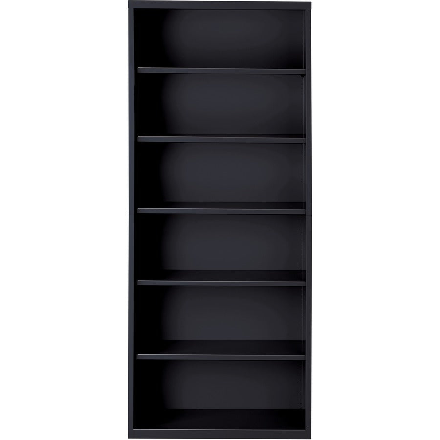 BOOKCASE,6SHLF,82",BLK LORELL