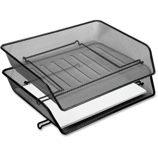 Lorell Side-loading Steel Mesh Letter Tray - 84154