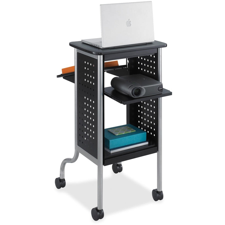 Safco Scoot Presentation Cart - 8945BL
