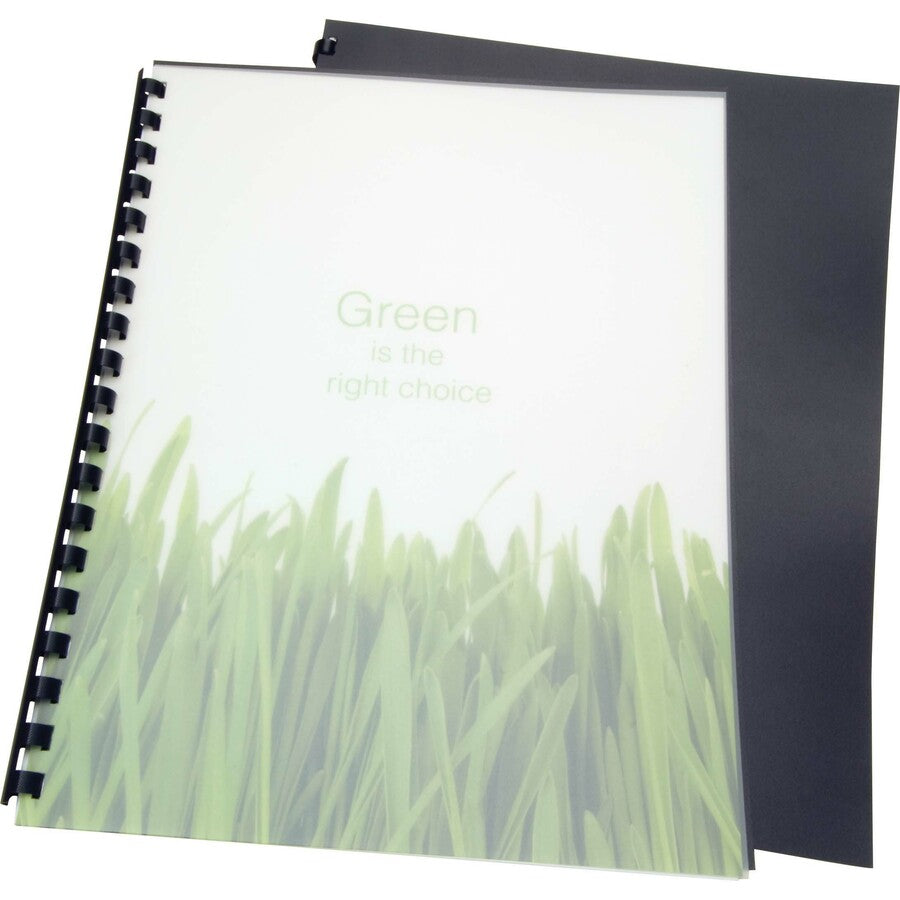 BINDING CVR RECYC POLY *BLACK