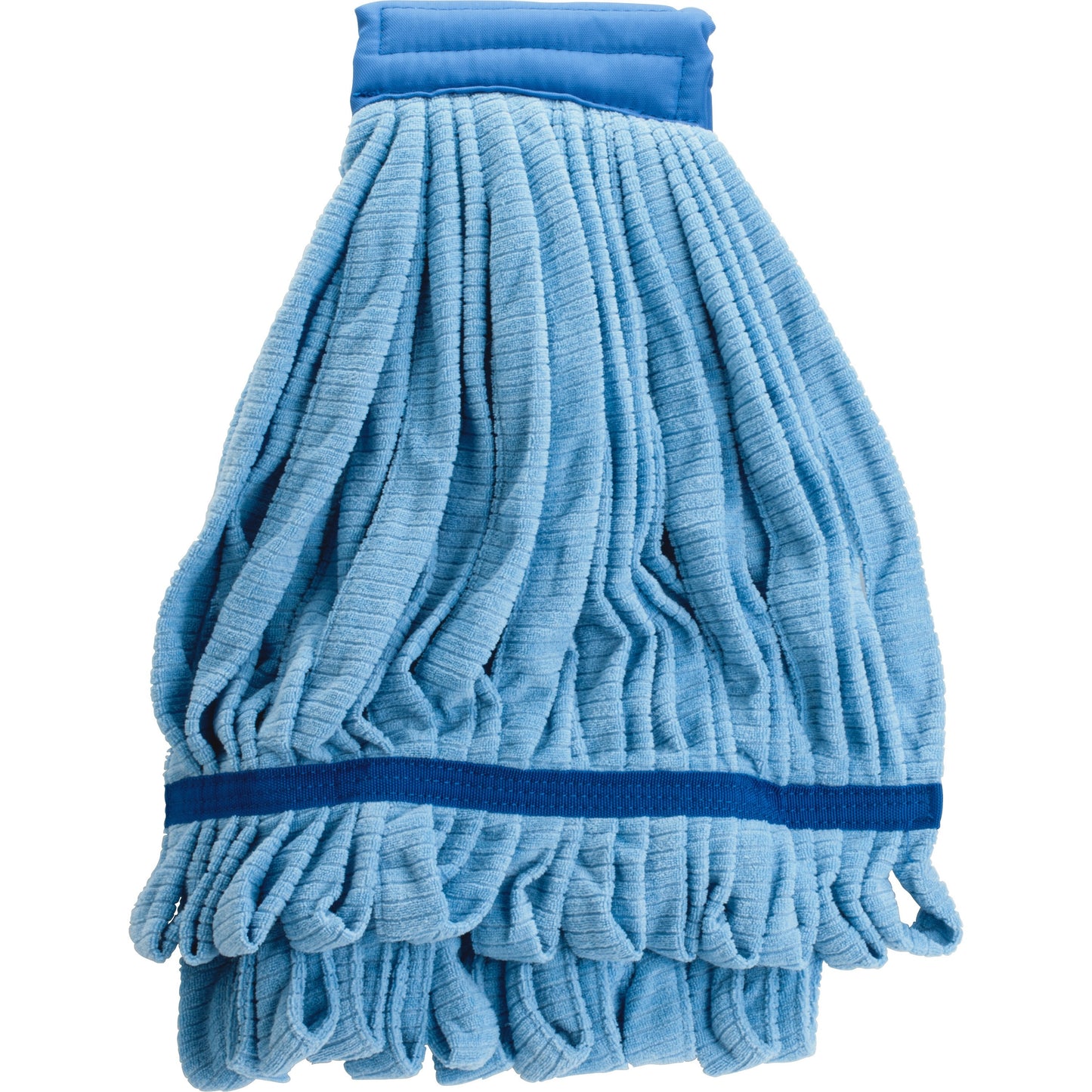 Genuine Joe GJO47538, Microfiber Wet Mophead Refill, 1 Each, Blue