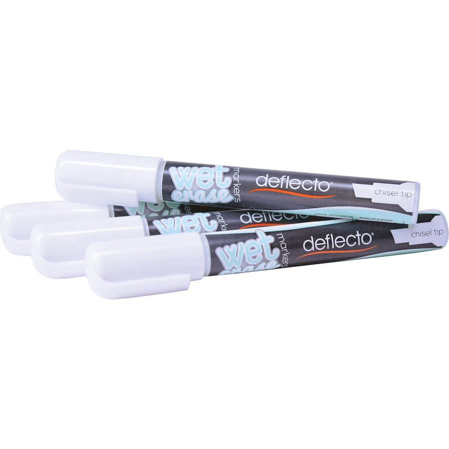 WET-ERASE MRKR CHIS WHITE,4/BX