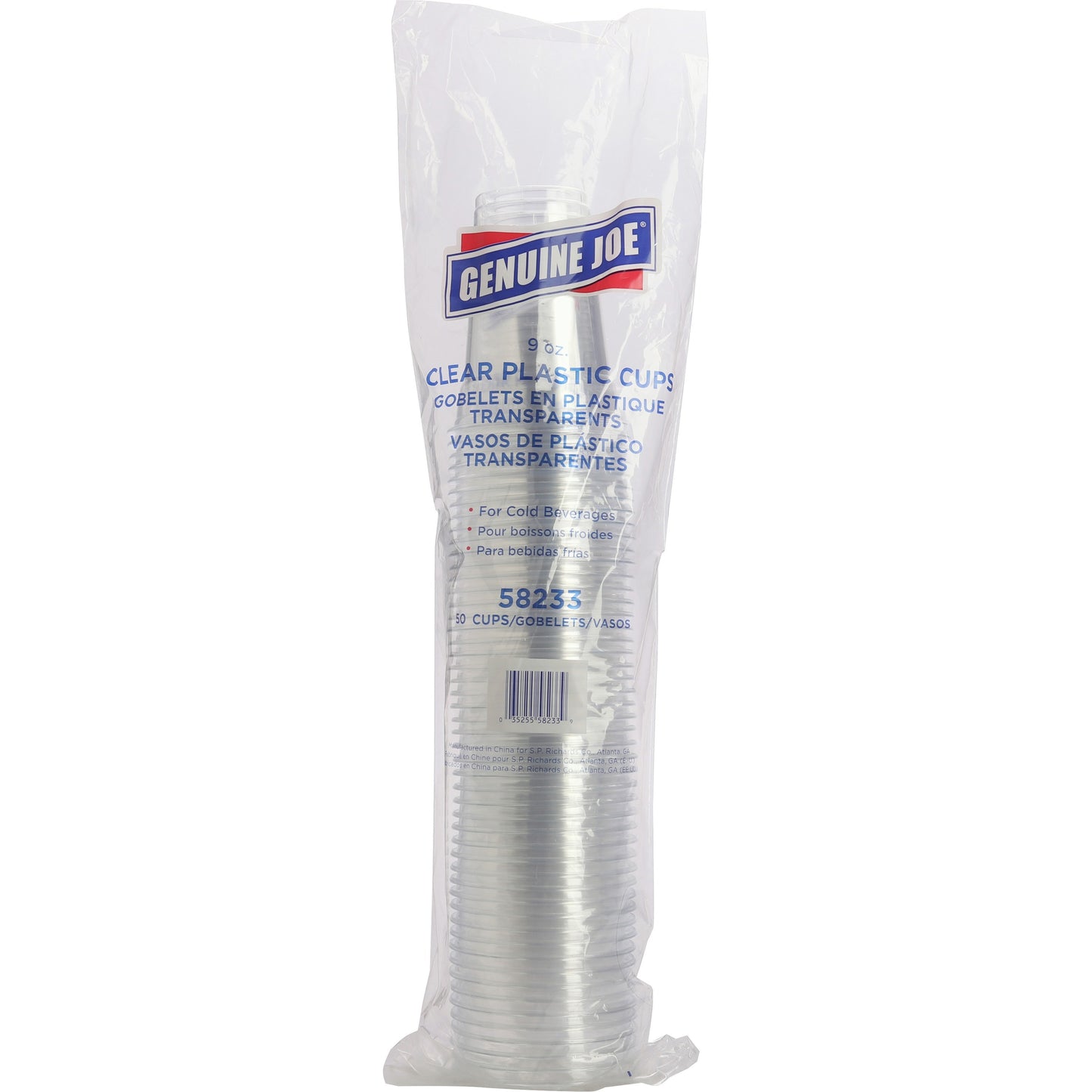 Genuine Joe Clear Plastic Cups