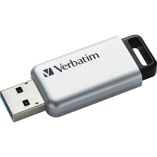 Verbatim 16GB Store'n' Go Secure Pro USB 3.0 Flash Drive with AES 256 Hadware Encryption - Silver