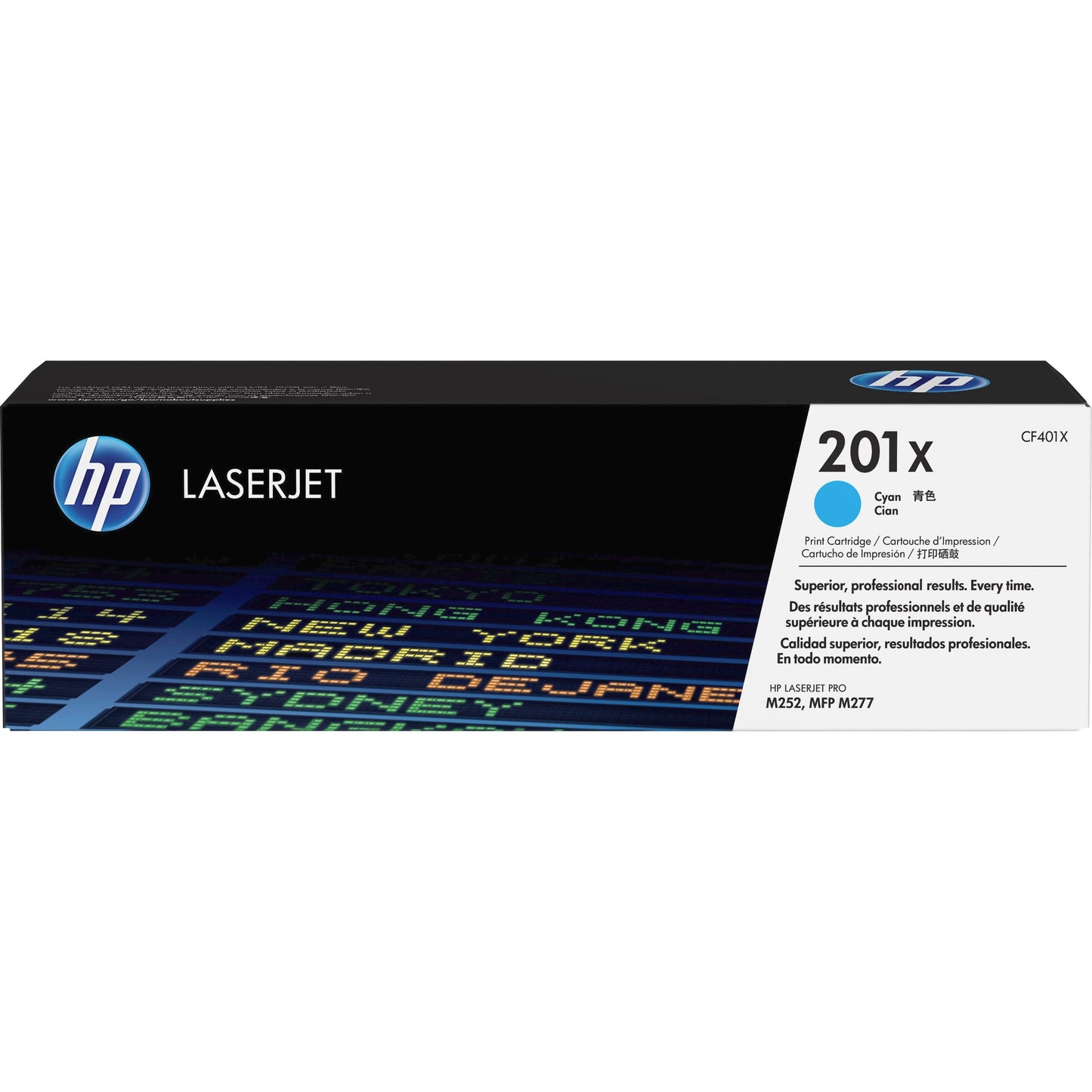 HP 201X (CF401X) Original Toner Cartridge - Single Pack - Cyan