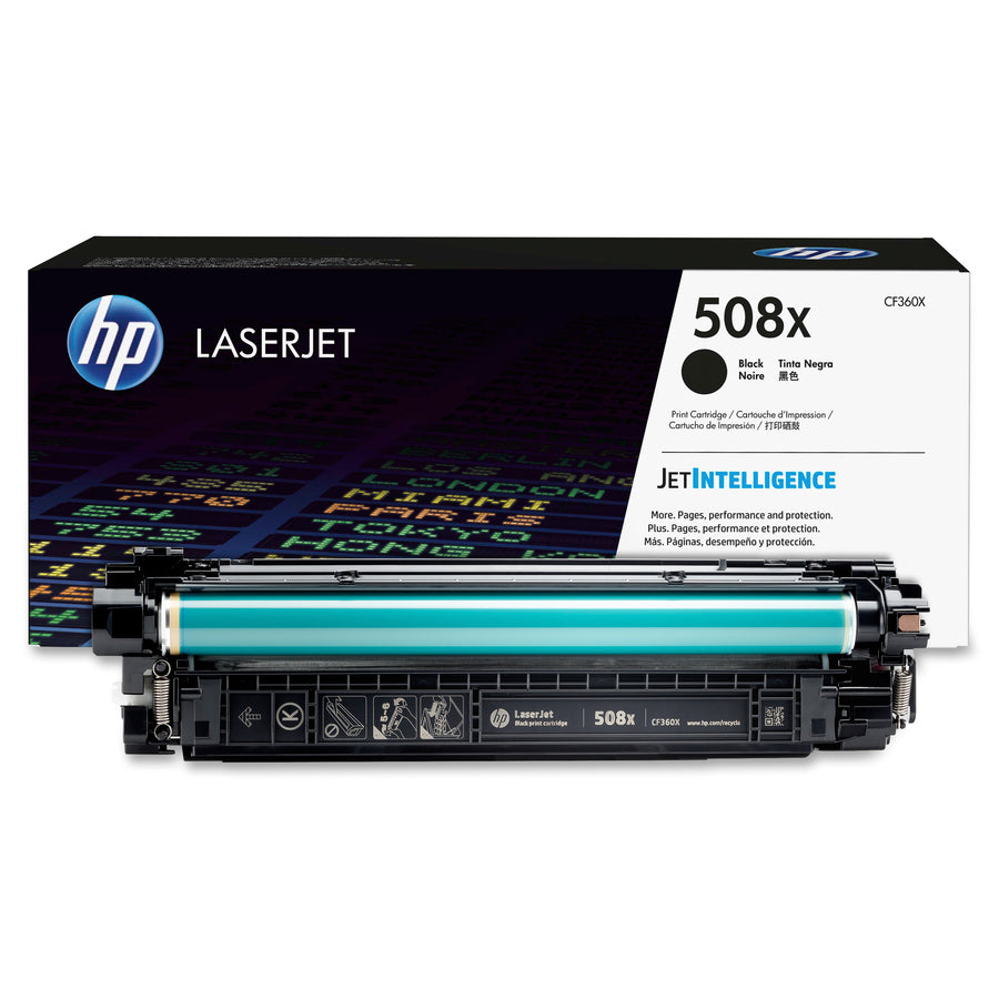 HP 508X (CF360X) Original Toner Cartridge - Single Pack - Black - CF360X