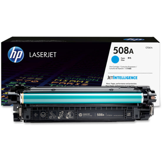 HP 508A (CF361A) Original Toner Cartridge - Single Pack - Cyan - CF361A