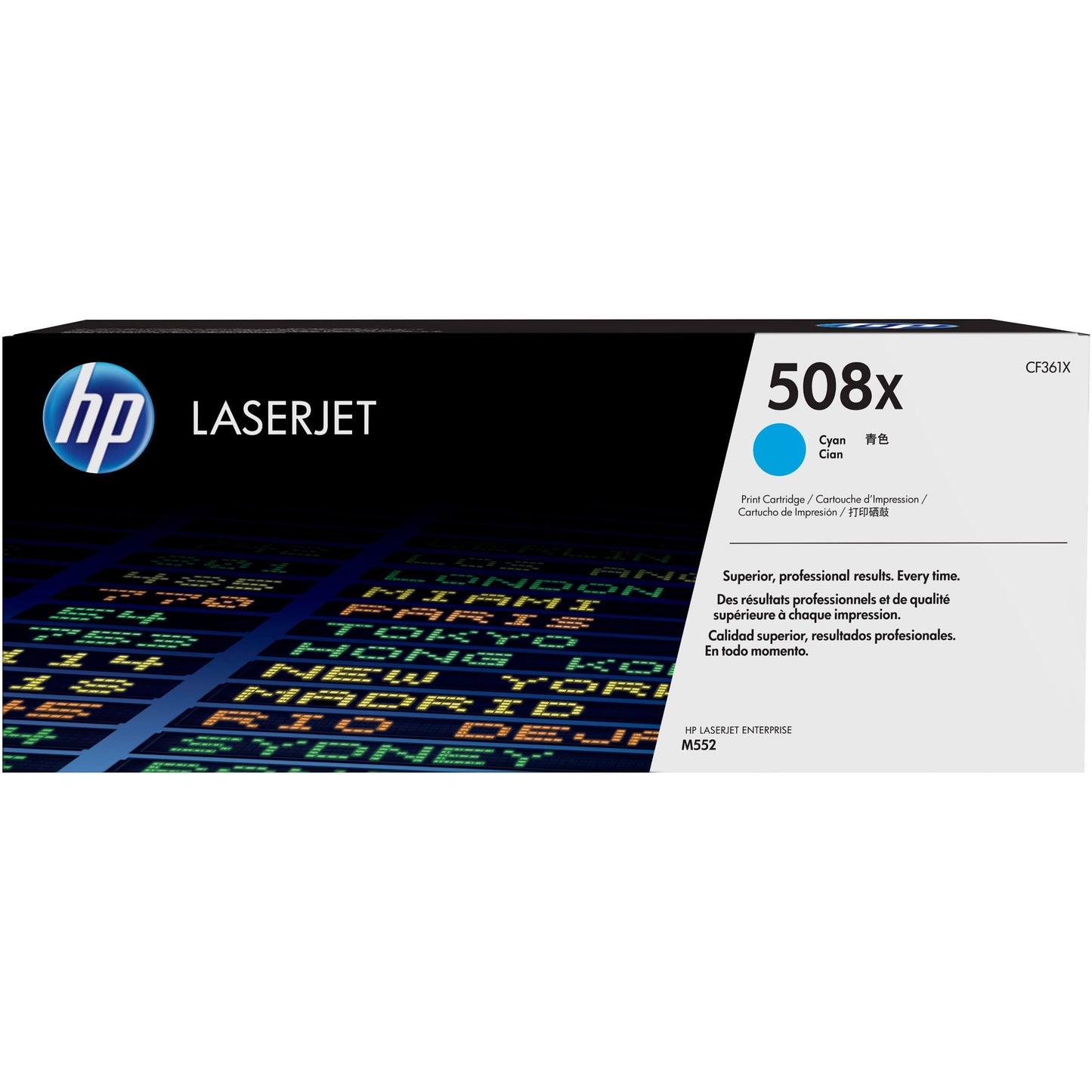 HP 508X (CF361X) Original Toner Cartridge - Single Pack - Cyan