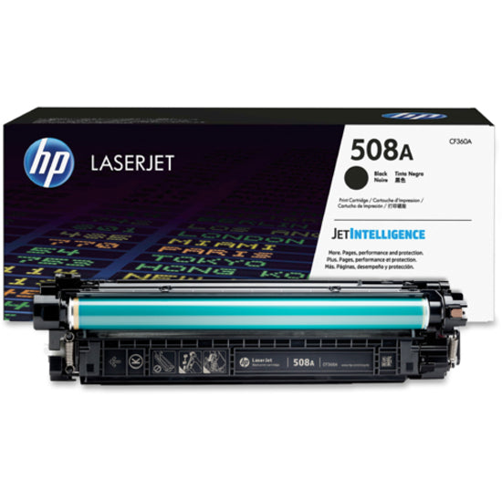 HP 508A (CF360A) Original Toner Cartridge - Single Pack - Black - CF360A