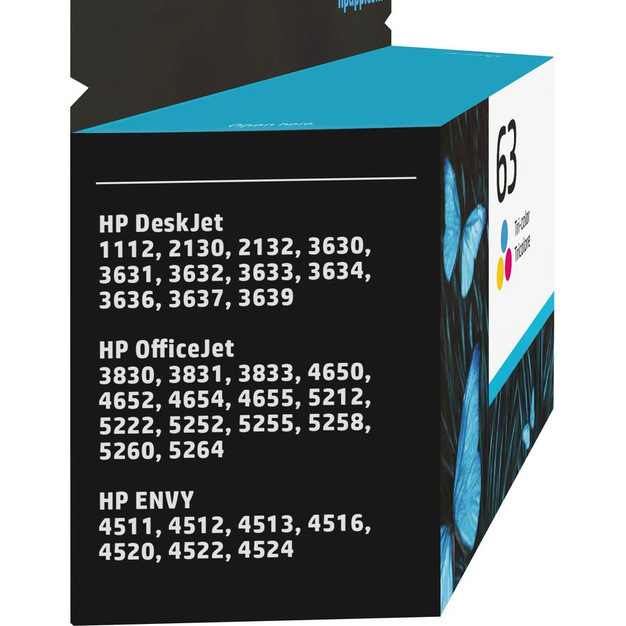 HP 63 Original Ink Cartridge - Single Pack - F6U61AN#140