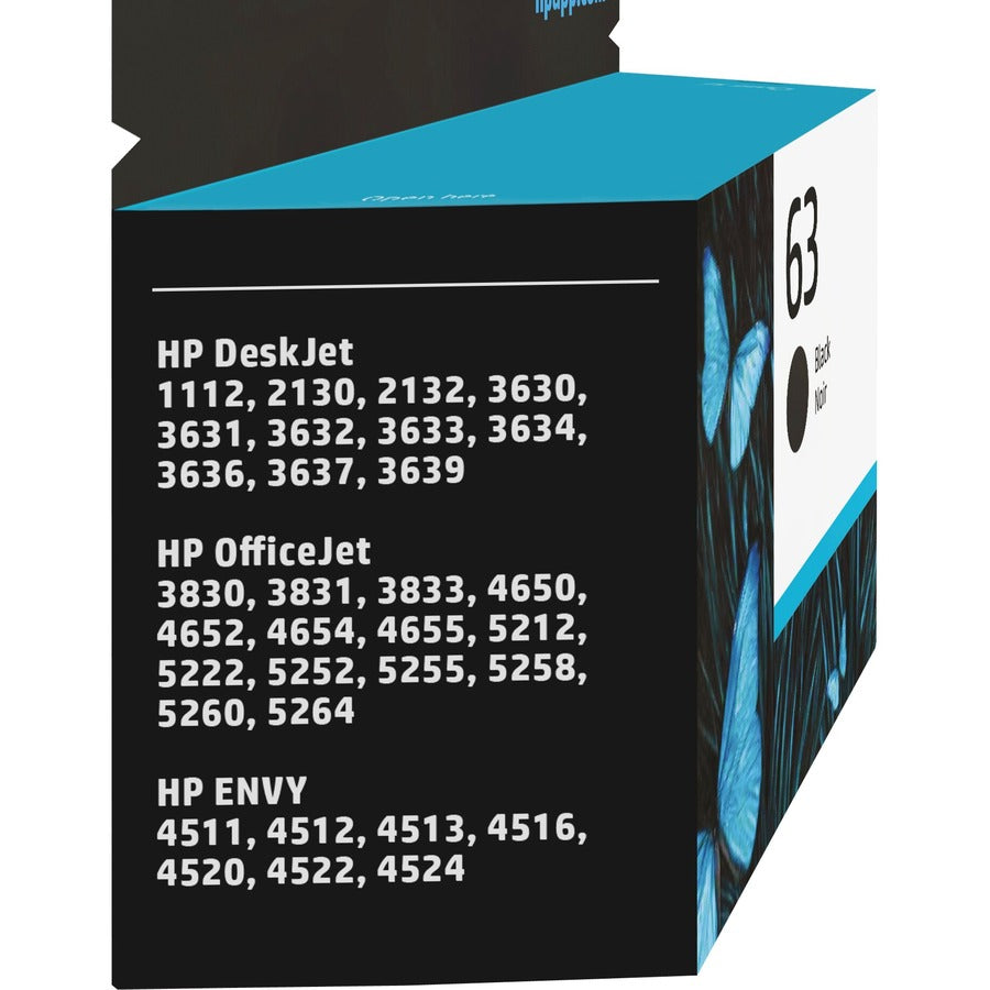 HP 63 Original Ink Cartridge - Single Pack - F6U62AN#140