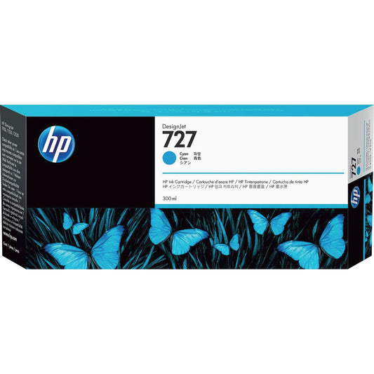 HP 727 (F9J76A) Original Ink Cartridge - Single Pack - Cyan