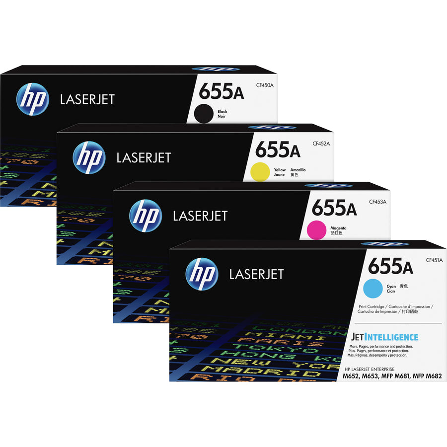 HP 655A (CF451A) Original Toner Cartridge - Cyan - CF451A