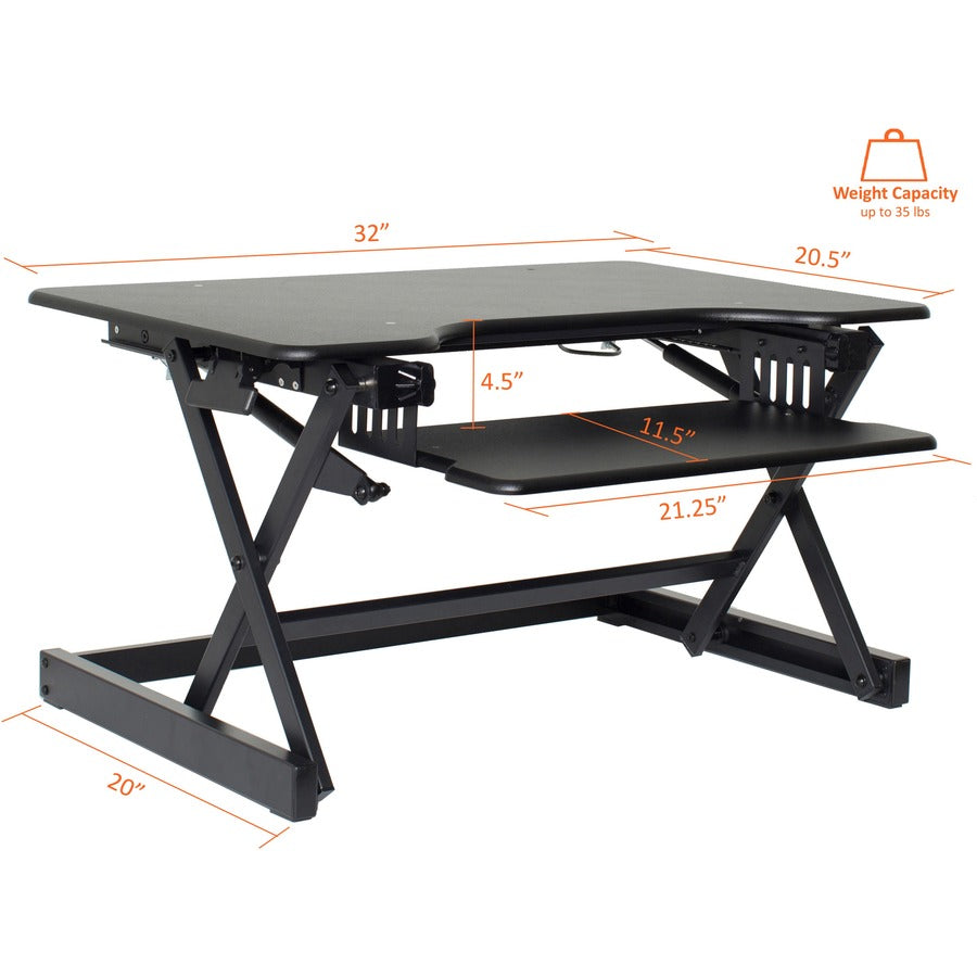 Lorell Adjustable Desk Riser Plus - 99983