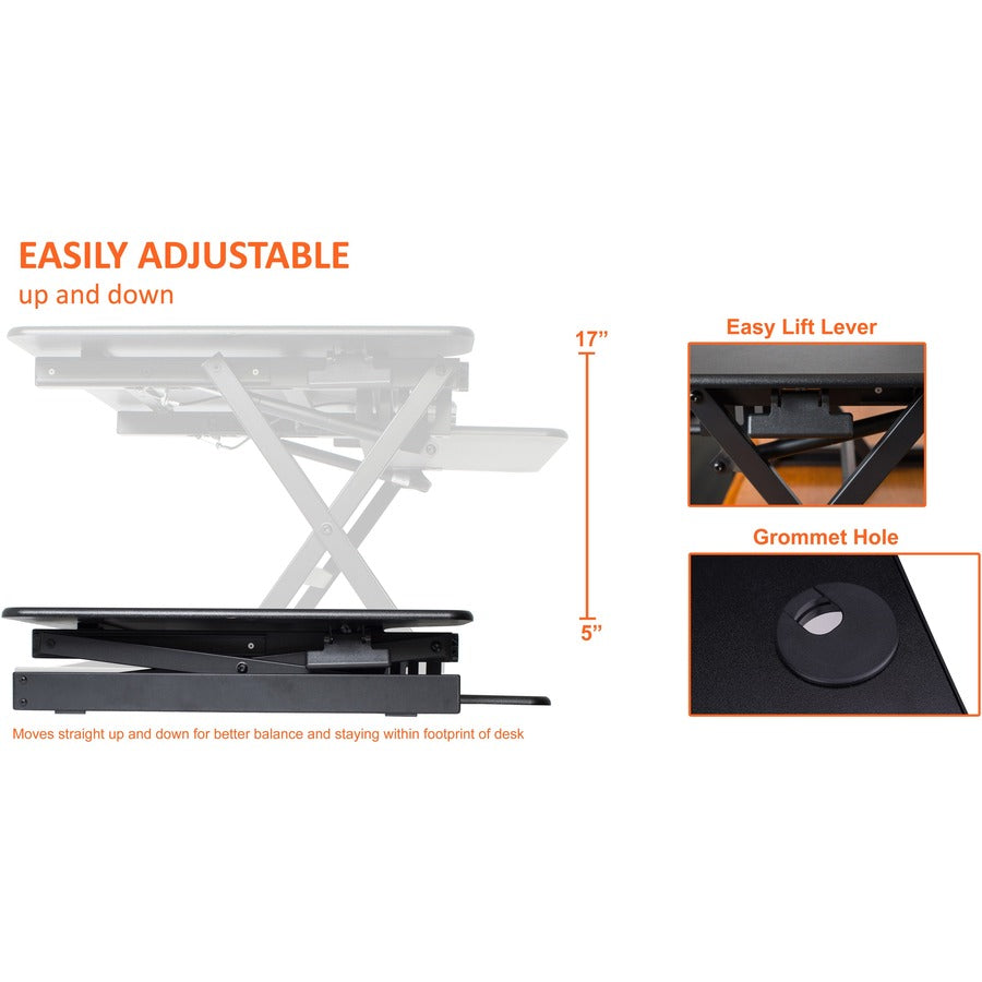 Lorell Adjustable Desk Riser Plus - 99983