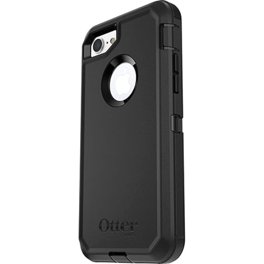 OtterBox Defender Carrying Case (Holster) Apple iPhone 8, iPhone 7 Smartphone - Black - 77-56603