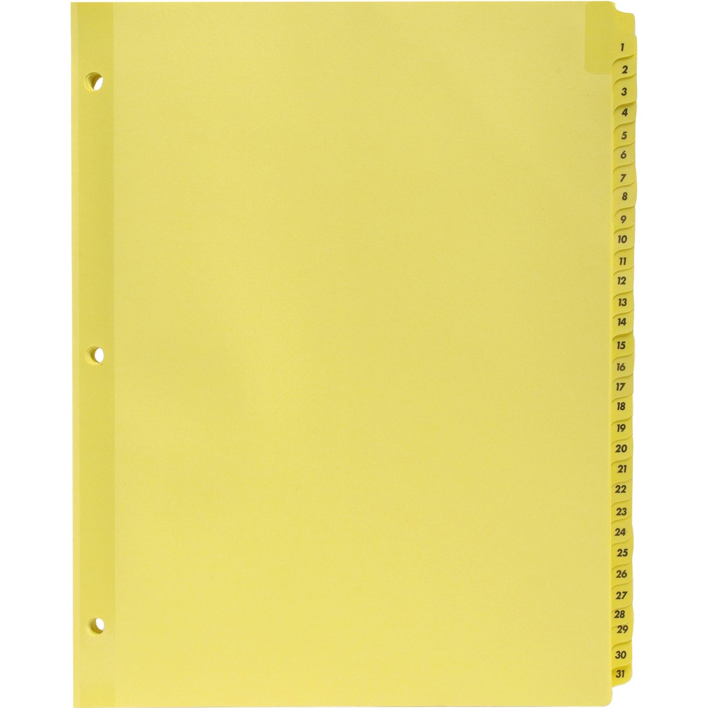 Business Source Preprinted 1-31 Tab Index Dividers