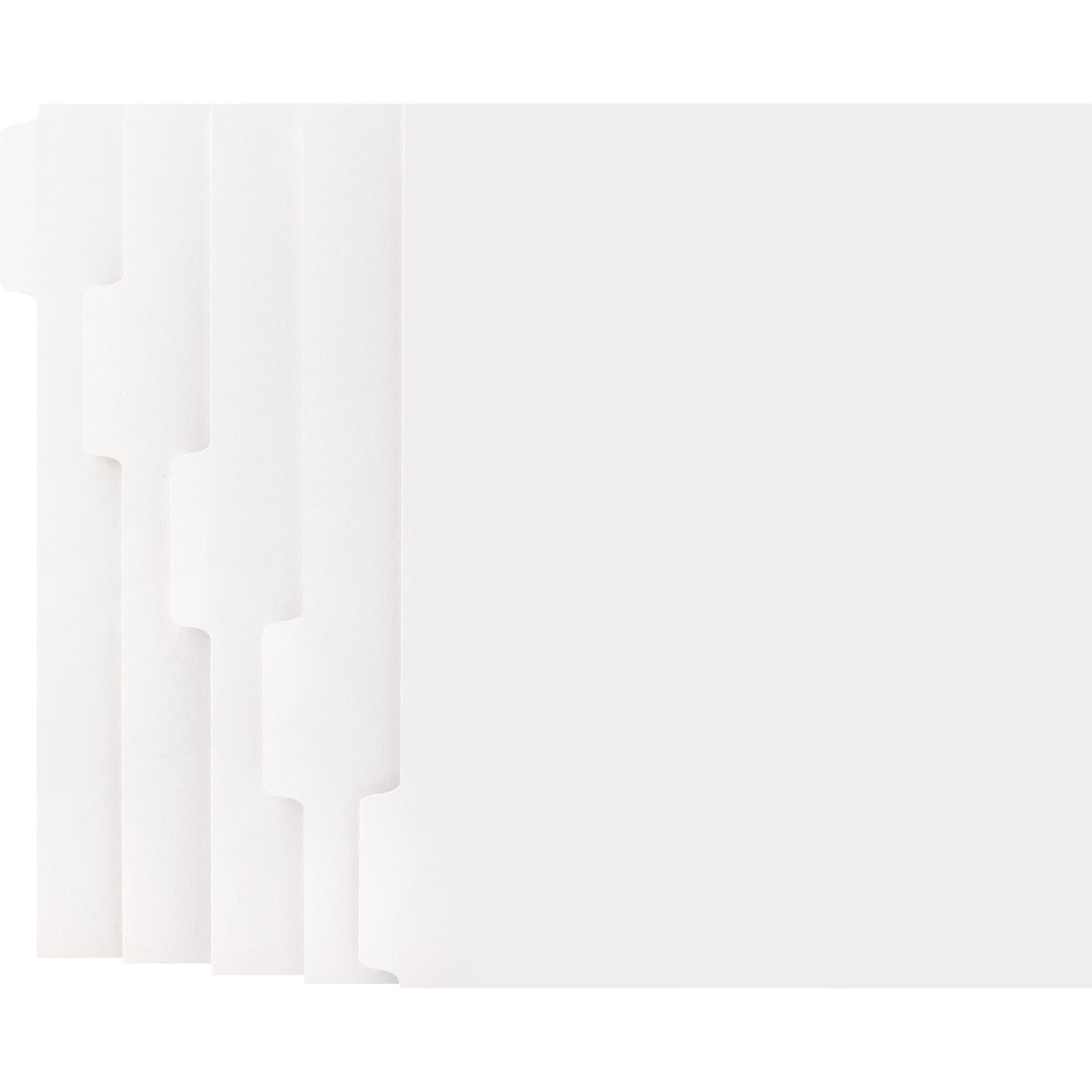 Business Source Straight Collated Print-on Tab Divider