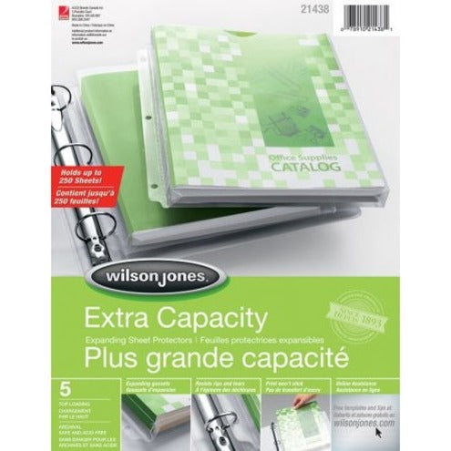 SHEET PROT LTR HOLDS 250sh*5PK