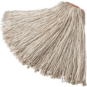 Rubbermaid Commercial 24 oz Dura Pro Blend Wet Mop, 1" Headband, White