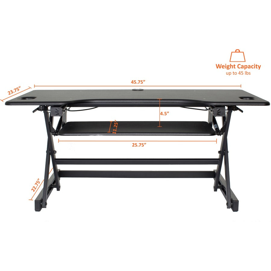 Lorell XL Adjustable Desk/Monitor Riser - 82013