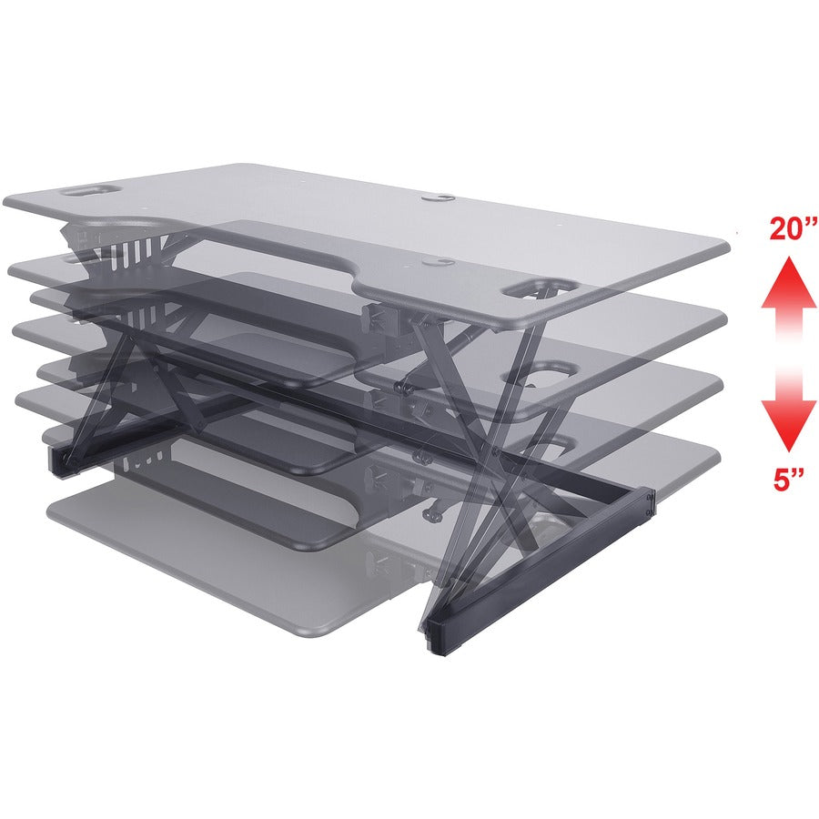 Lorell XL Adjustable Desk/Monitor Riser - 82013