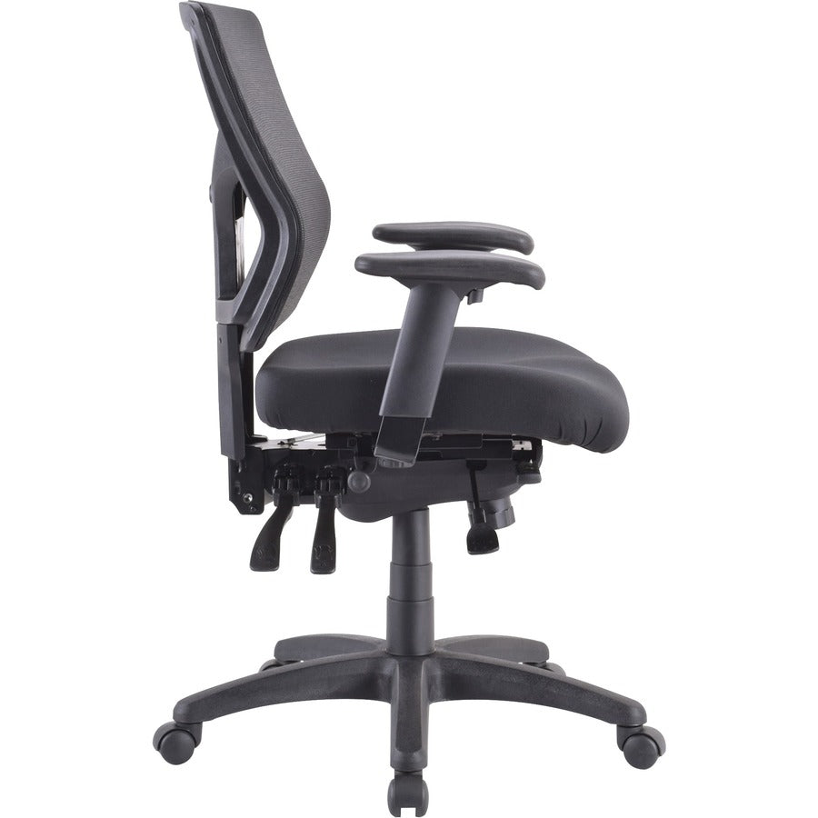 CHAIR M-B PADDED SEAT BLACK